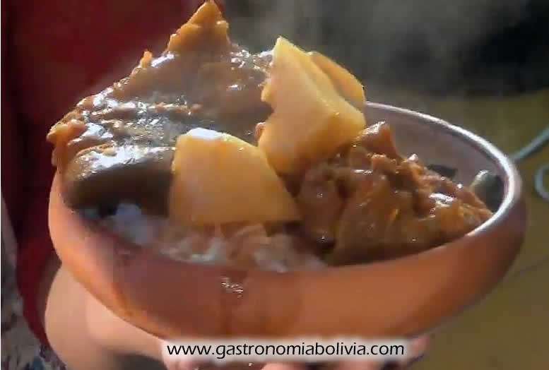 receta de aji de pata de bolivia
